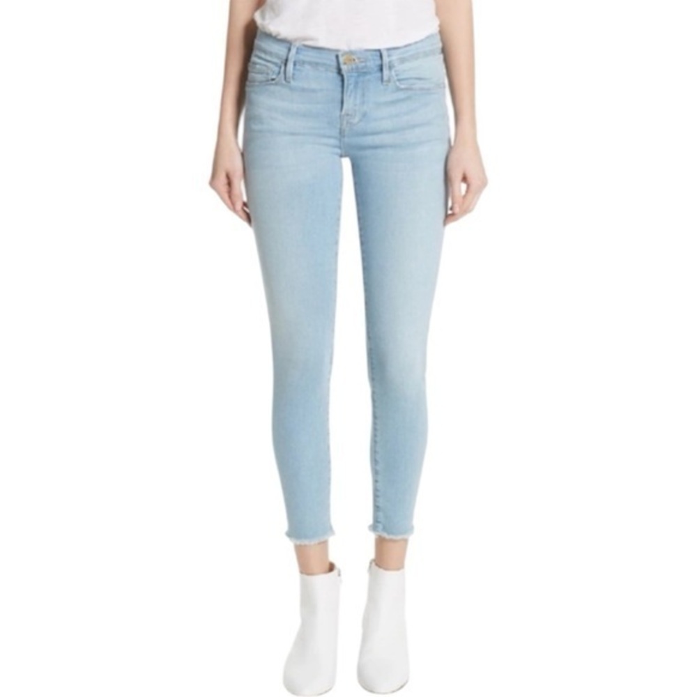 FRAME Jeans Le Skinny de Jeanne Crop in Jerome Size 28